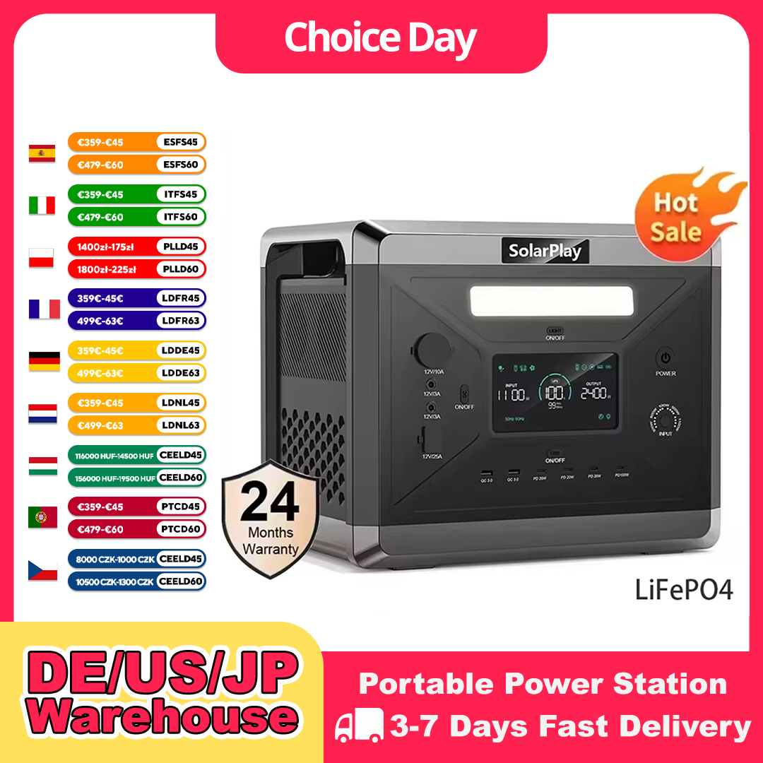 SOLARPLAY Portable Power Stati - Solar Emergency Charger recension och pris