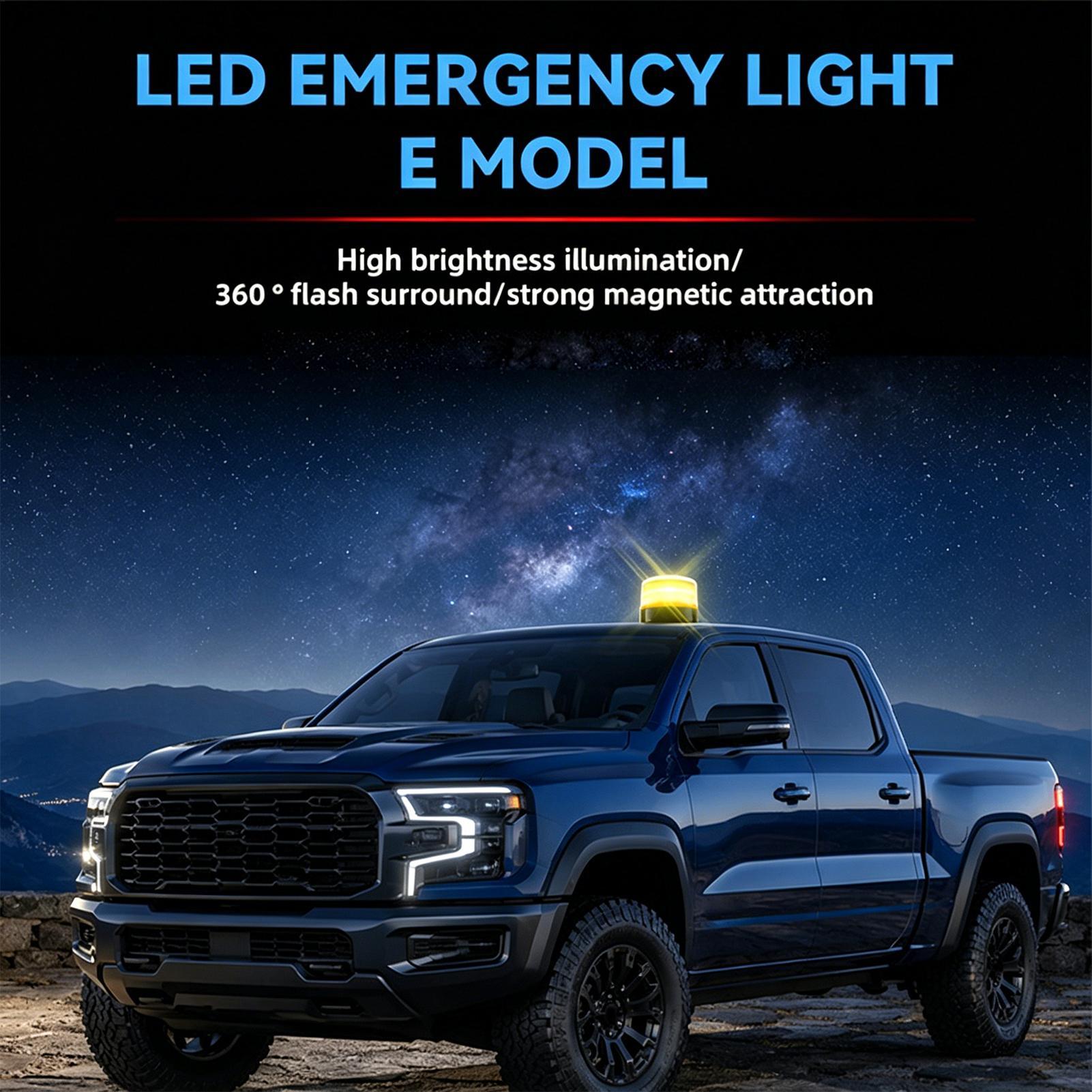 LED Beacon Light Amber Flashin - Sos Light Strobe recension och pris
