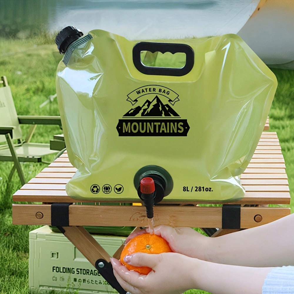 2.11 Gallon Portable Water Jug - Water Bag Collapsible recension och pris