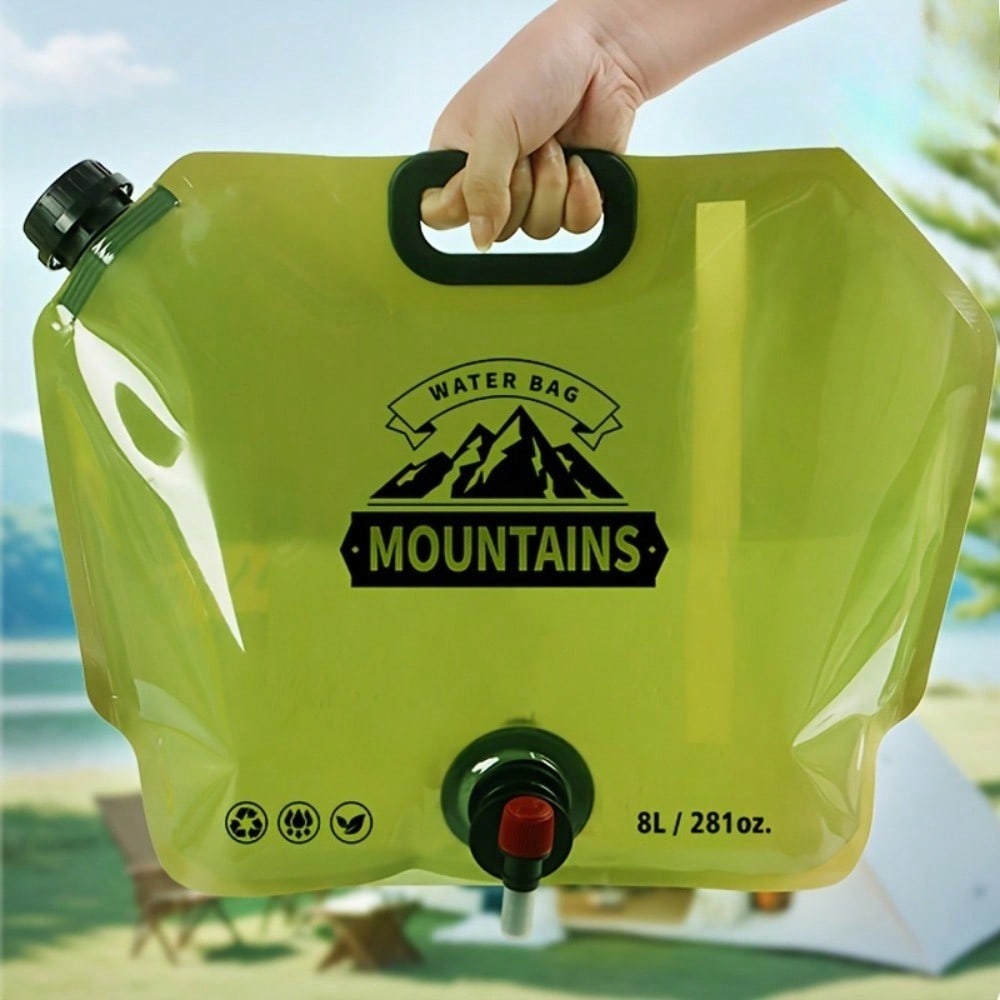 2.11 Gallon Portable Water Jug - Water Bag Collapsible recension och pris