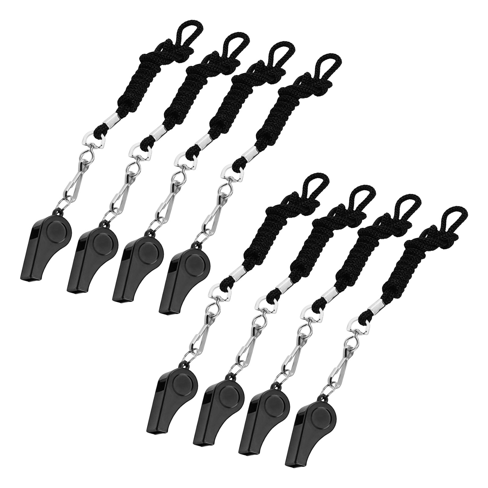 8Pcs Metal Portable Survival W - Emergency Whistle Loud recension och pris