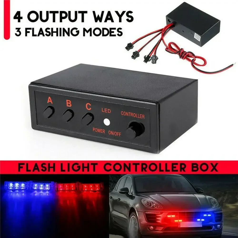 4 Ways LED Strobe Flash Light  - Sos Light Strobe recension och pris