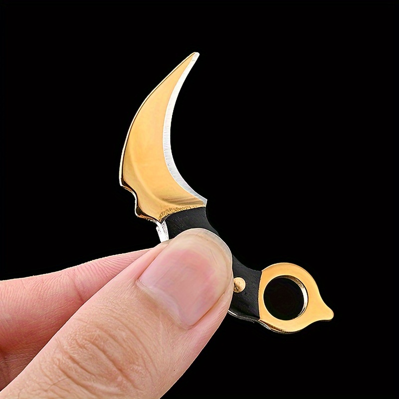 Mini Knife Keychain Pocket Kni - Bushcraft Knife Fixed recension och pris