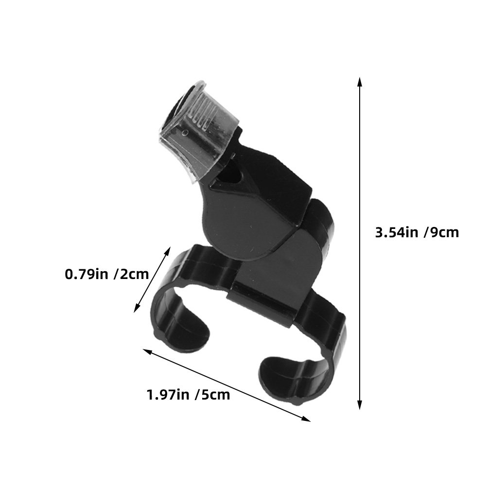 4Pcs Dual Tone Referee Ring Wh - Emergency Whistle Loud recension och pris