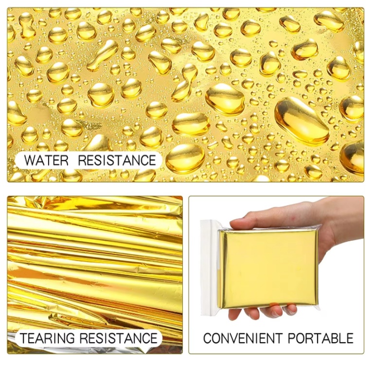 Gold‑Silver Mylar Thermal Surv - Survival Blanket Reflective recension och pris