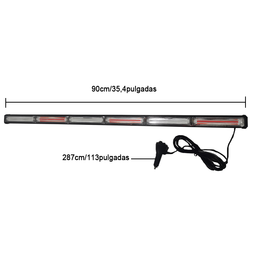 Fit for 12-24V Car 35.4inch Au - Sos Light Strobe recension och pris