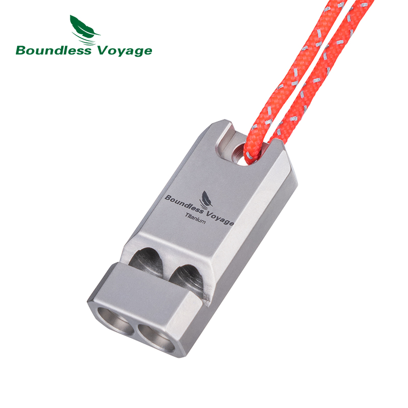 Boundless Voyage Titanium Whis - Emergency Whistle Loud recension och pris