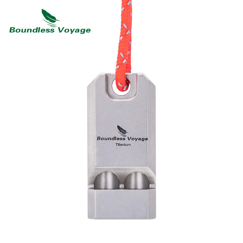 Boundless Voyage Titanium Whis - Emergency Whistle Loud recension och pris